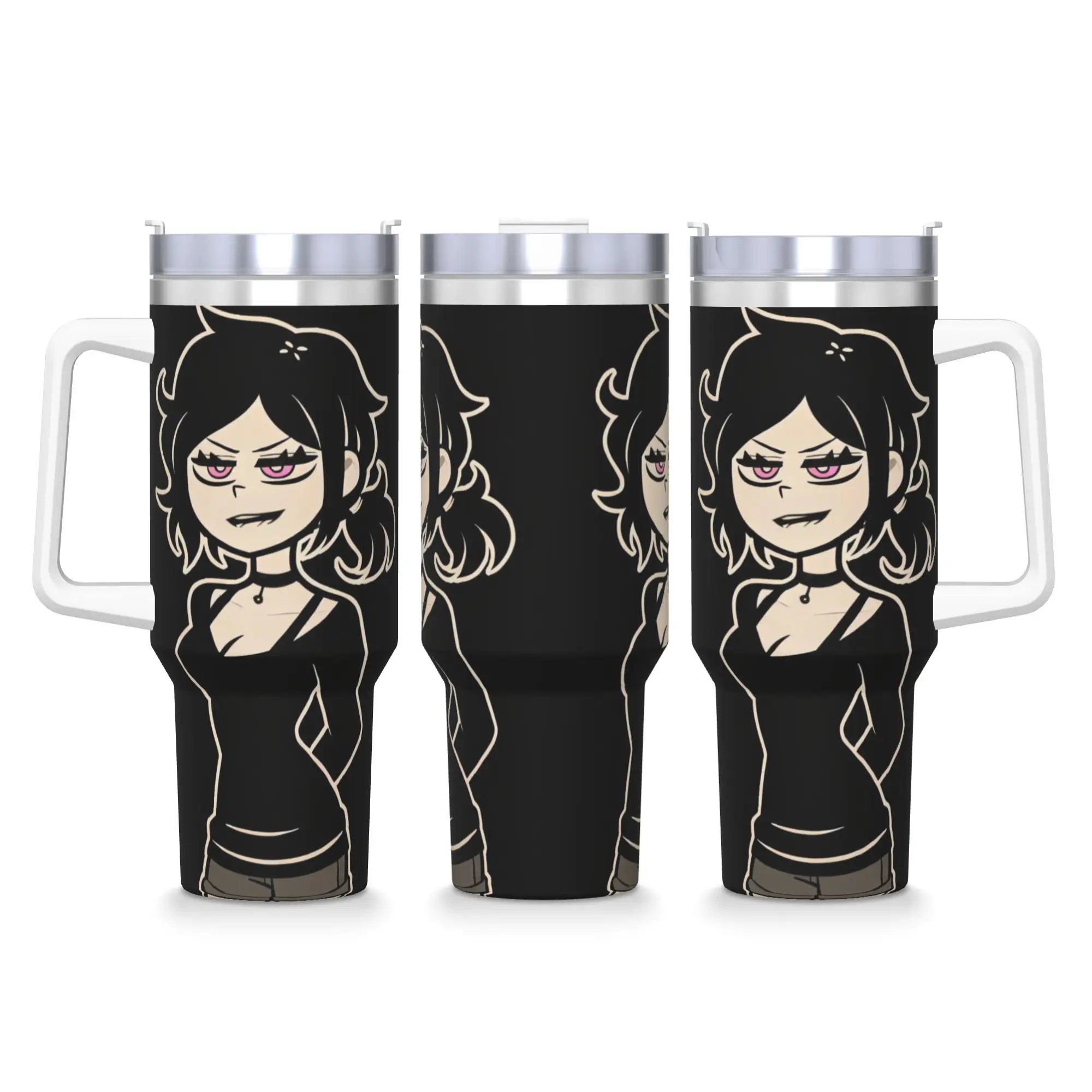 TCOA-The Coffin Of A-Andy And Leyley Edelstahl-Thermobecher, Reisebecher, großer Thermobecher, Milchtee-Wasserflasche