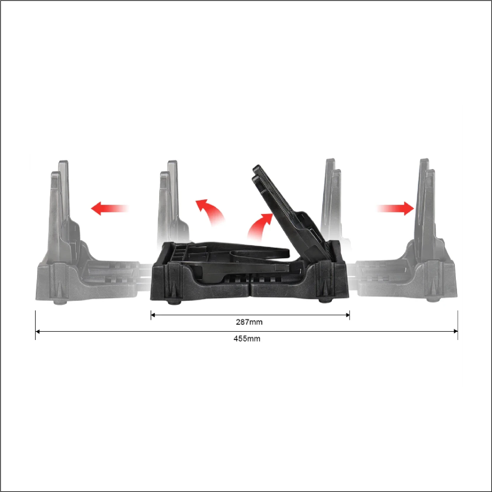 Tactical Cleaning&Maintenance Cradle Holder Bench Rest Wall Stand Airguns Accessory Gun Stands Guns Rack Rifle Display Stand