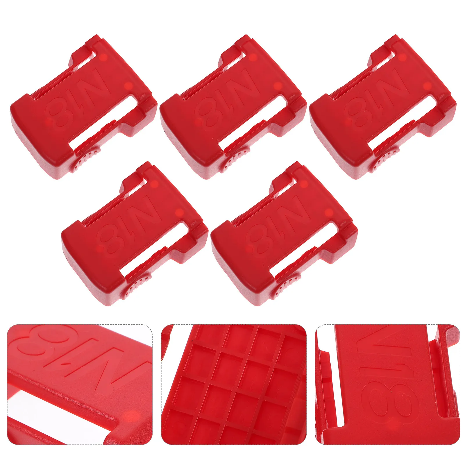 

5Pcs Holder Electric Hanger Storage Mounts for 18V 10ah 15ah 20ah 30ah 40ah 50ah 60ah 90ah 120ah Batteries