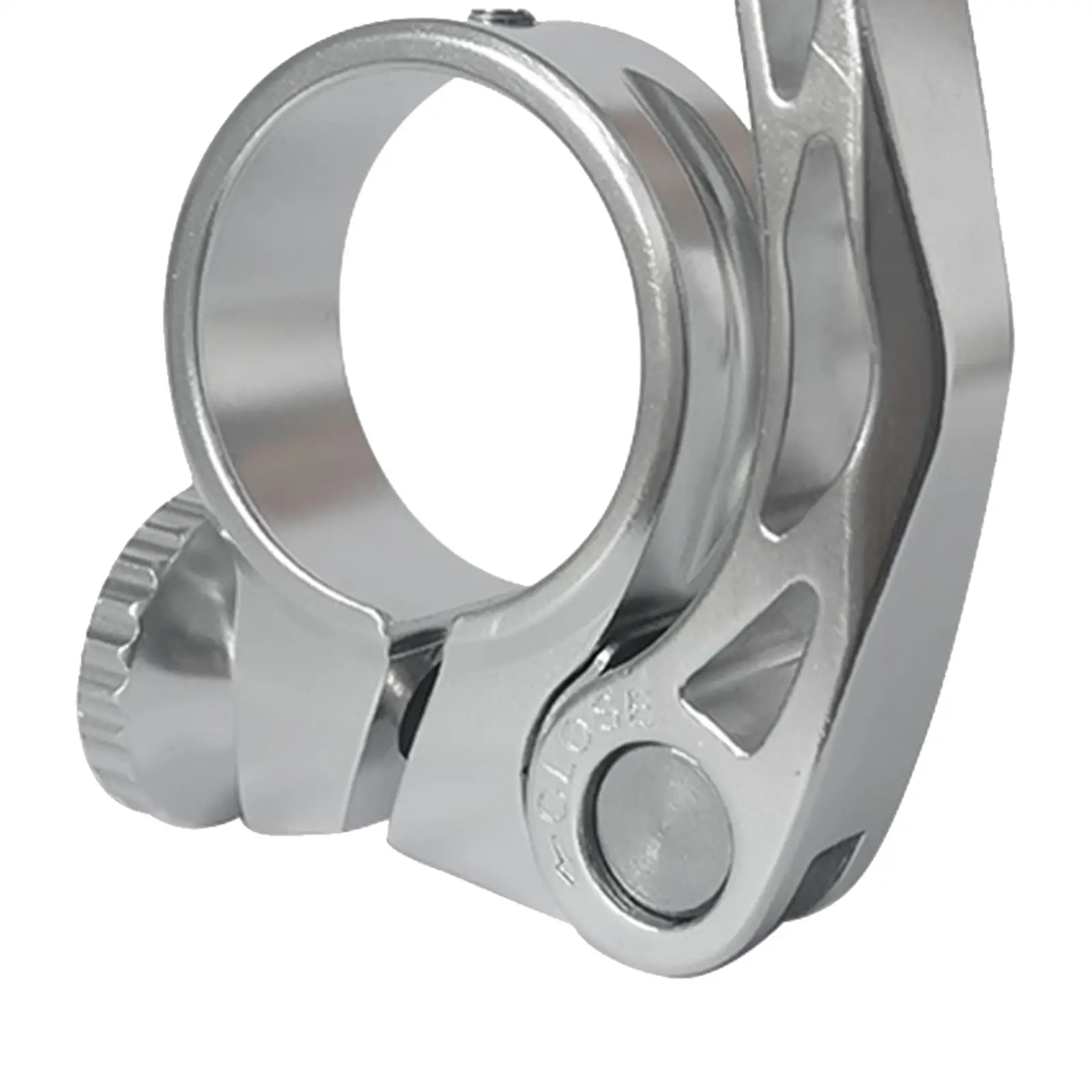 Cycling Aluminum Alloy Seatpost Clamp Lightweight Quick Release Attachment for Folding Mountain Road Bike Accessories