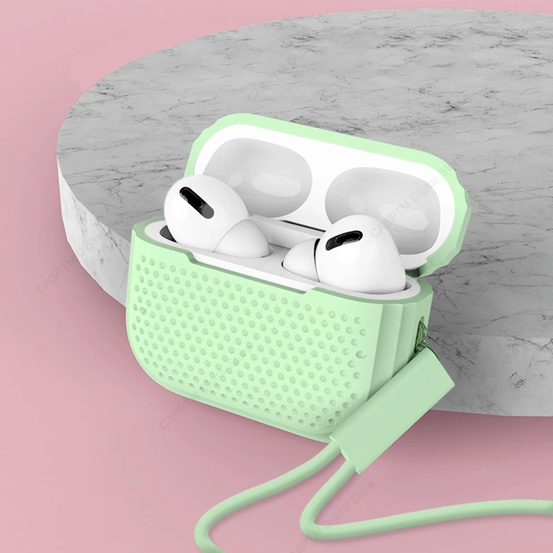 حافظة لهاتف AirPods Pro 2 USB C 2023 حافظة ناعمة من السيليكون لأجهزة Apple AirPods Pro 2nd 3 Generation Protective Funda For Air Pods Pro2 1