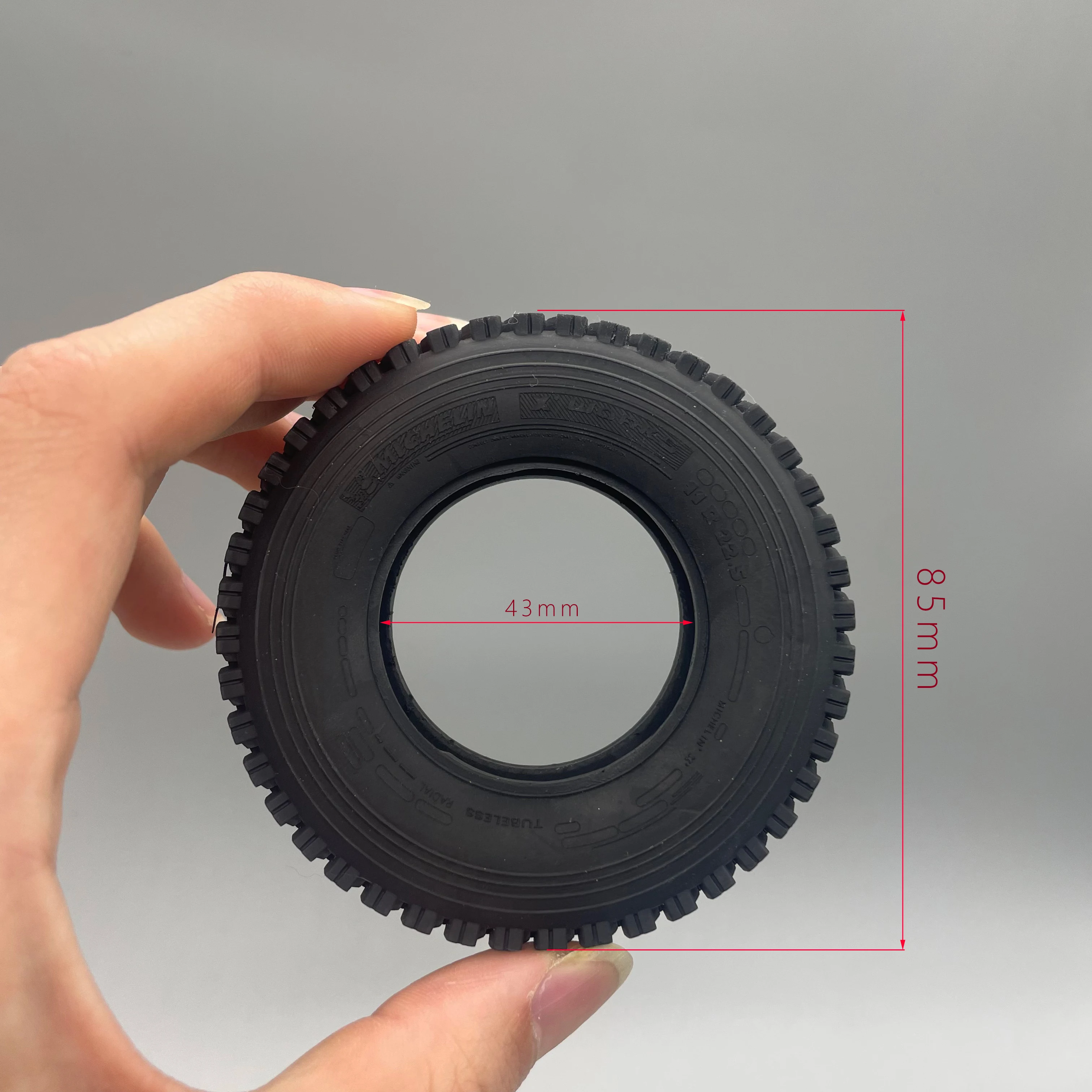 1/14 Rc High Quality Tires for Rubber Michelin Tires model for 1/14 tamiya remote control Truck Trailer toys rc cars Tires Parts