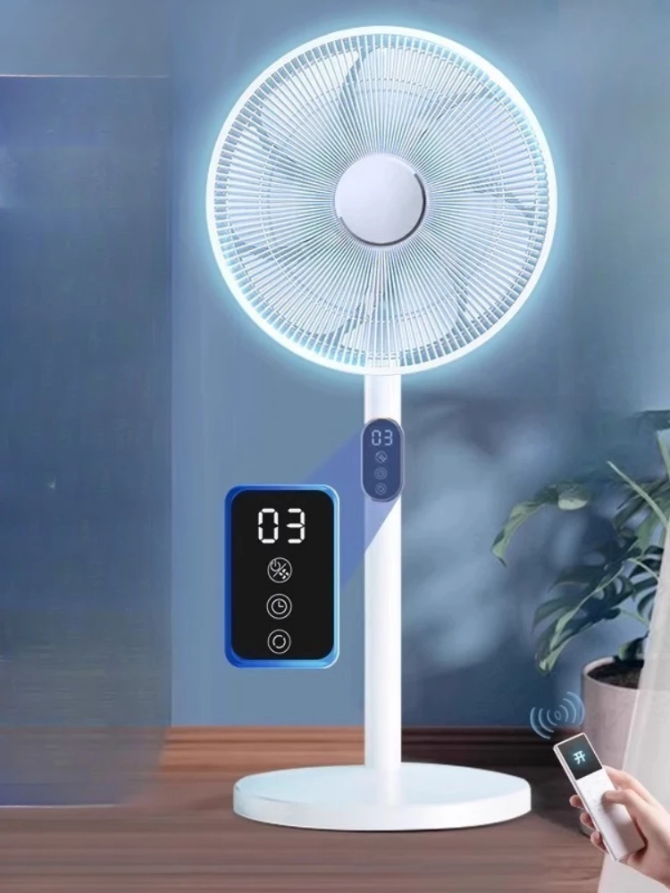 1500W Industrial Floor Fan with 7 Blades‌ High-Velocity Long-Distance Cooling for Garage Anti-Vibration Silent Operation Design