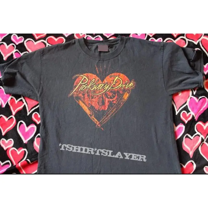 Hot Remake Vintage Parkway Drive T Shirt Cotton Black Unisex