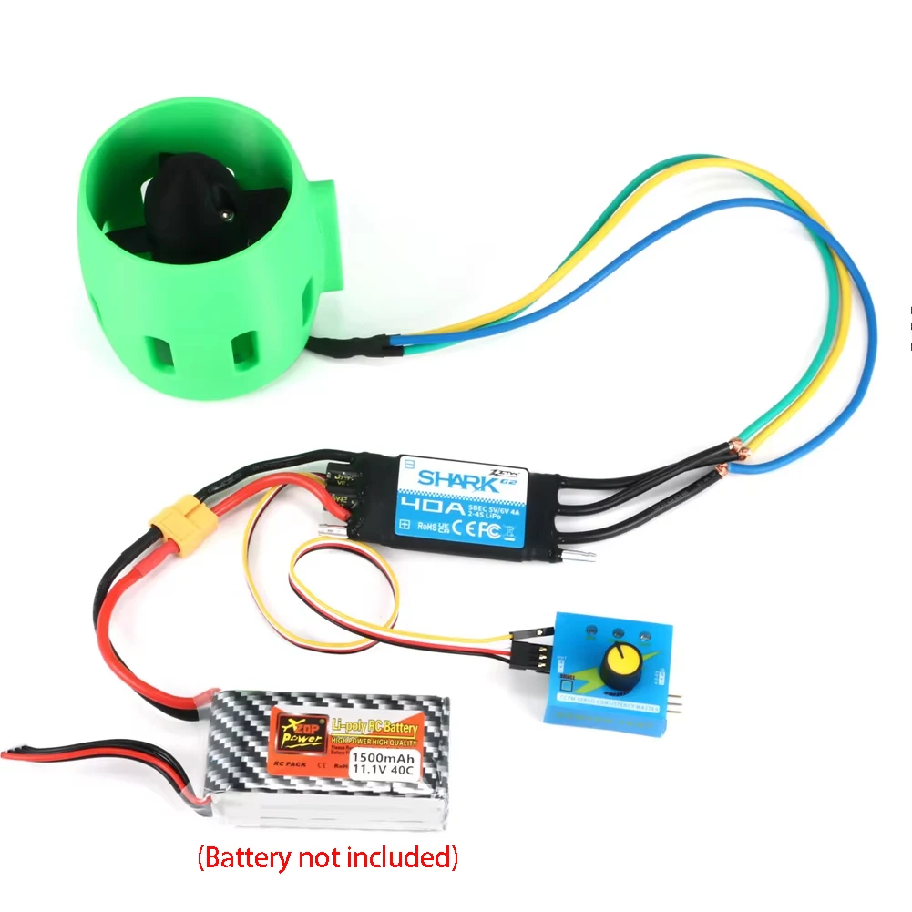 For RC Boat Jet Boat Underwater Thruster 4-Blade CW CCW Engine / Dual-way Waterproof Brushless ESC 40A / Radio Transmitter DS650