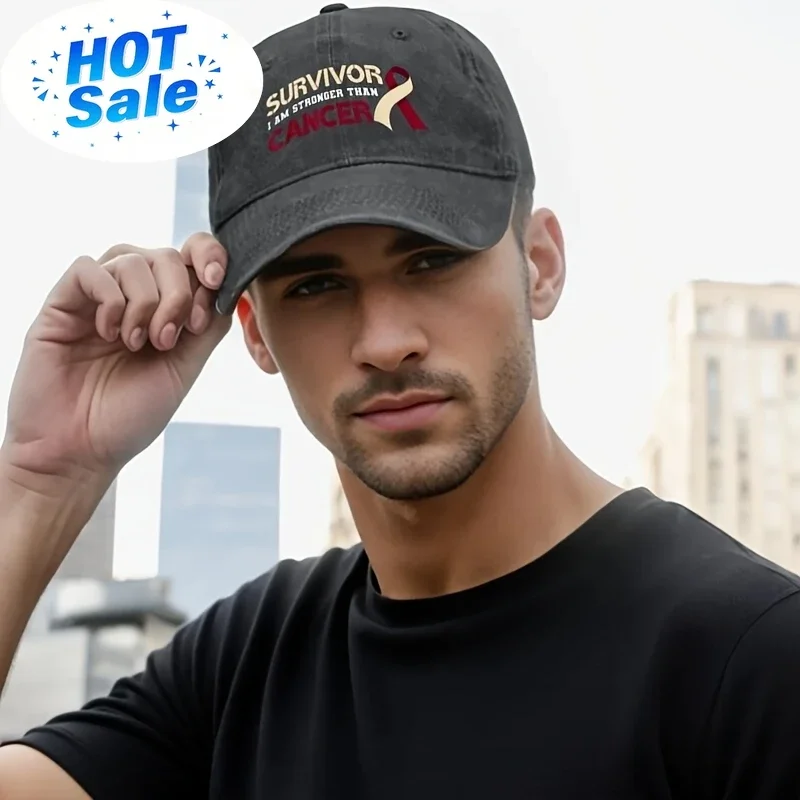Custom Hat Cancer Survivor Baseball Cap | 