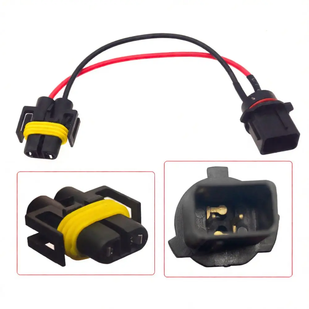 Wiring Harness Connector P13W To H11 Adapter For HID LED Car Headlight Fog Lamp Upgrade Plug Extension Cable Accessory