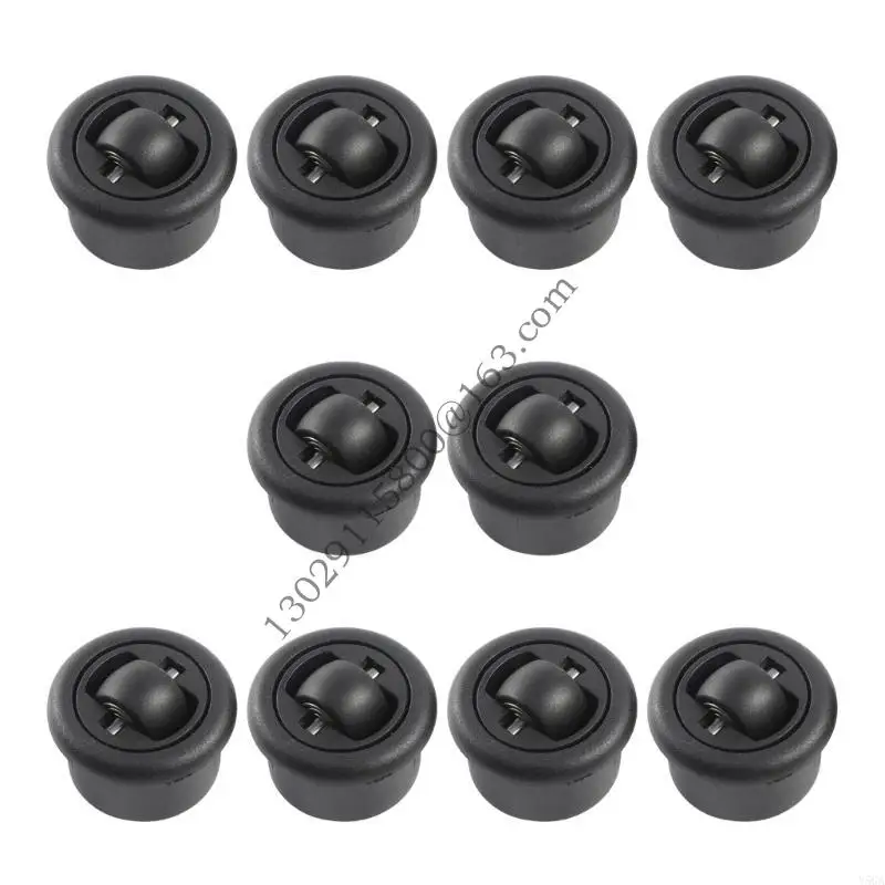 10pcs Universal تدور العجلات التي تتميز بالهدوء المتداول وسهل التثبيت الأثاث العجلة القاع مجموعة للأثاث. y5ga