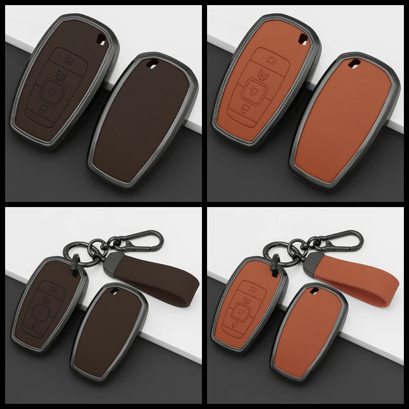 Bolsa para llaves de coche, funda Fob para Lincoln Continental MKC MKZ MKX Navigator Z Nautilus Aviator Corsair 2017 2018 2019 2022