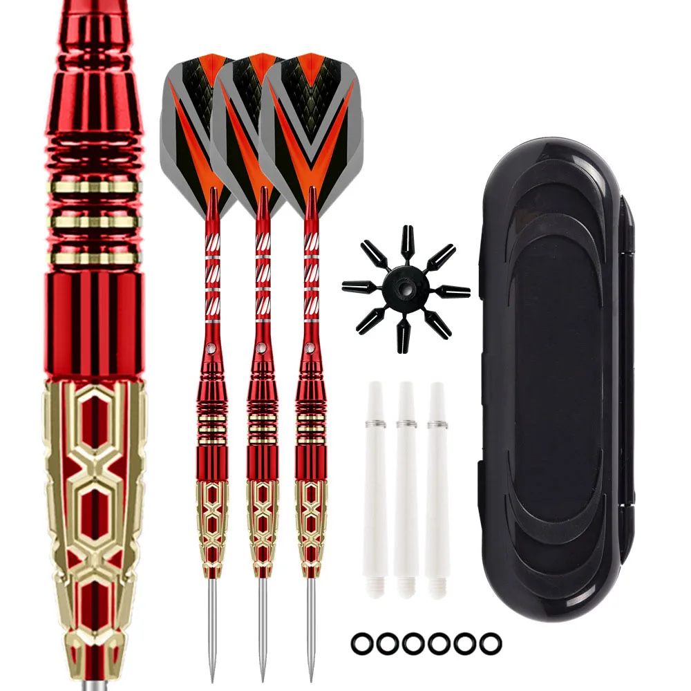 

22g Brass Dart Needle 3pcs Soft Dart Set Colorful Electronic Dart Needle with Protector Aluminum Rod Dart Keel Exquisite Gift