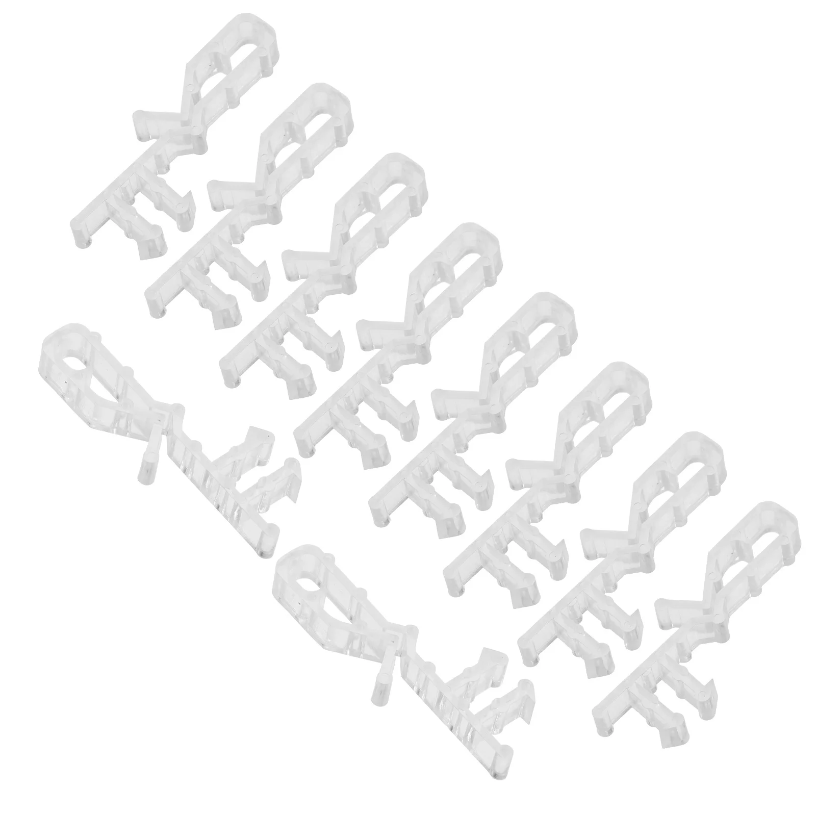 

20Pcs Hidden Clear Valance Clips Reusable Window Blind Repair Replacement Clips Curtain Accessories Blinds Replacement Parts