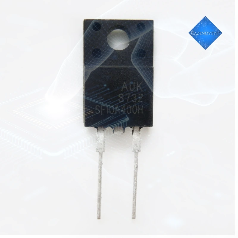(5-10-20-30-100PCS) SF10A400 TO-220F-2 SF10A400H