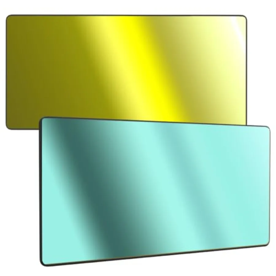 

Сварочная линза The King 2-Tone Gold/Blue Shade 12: меняет цвет в зависимости от угла, золотисто-синяя, 2" x 4.25", сверхпрозрачная, фиксированная светоотражающая способность 2x4