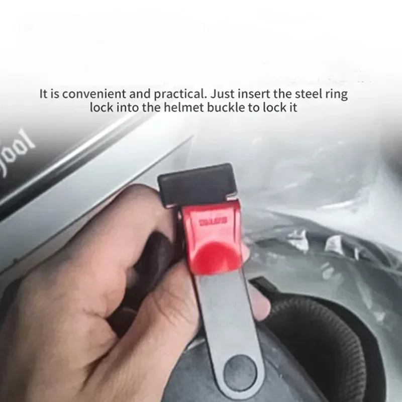 1 paar Motorrad Helm Lock Schnalle Anti-diebstahl Quick Release Verschluss Sichere Stecker Motorrad Zubehör