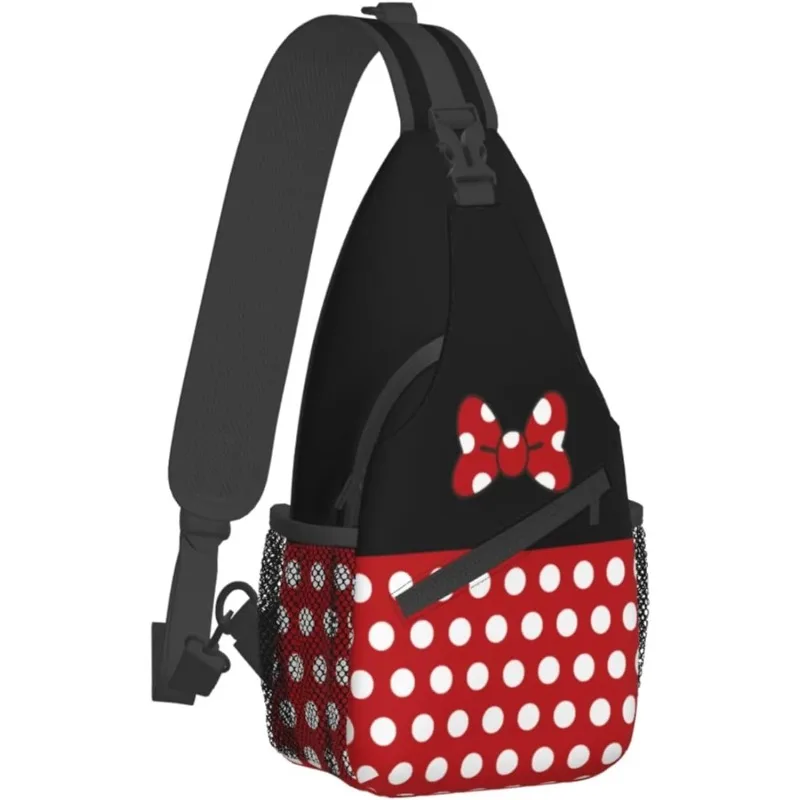 

Red Spider Chest Sling Bag Casual for Women & Men Crossbody Sling Backpack Shoulder Bag for Travel Hiking Gym