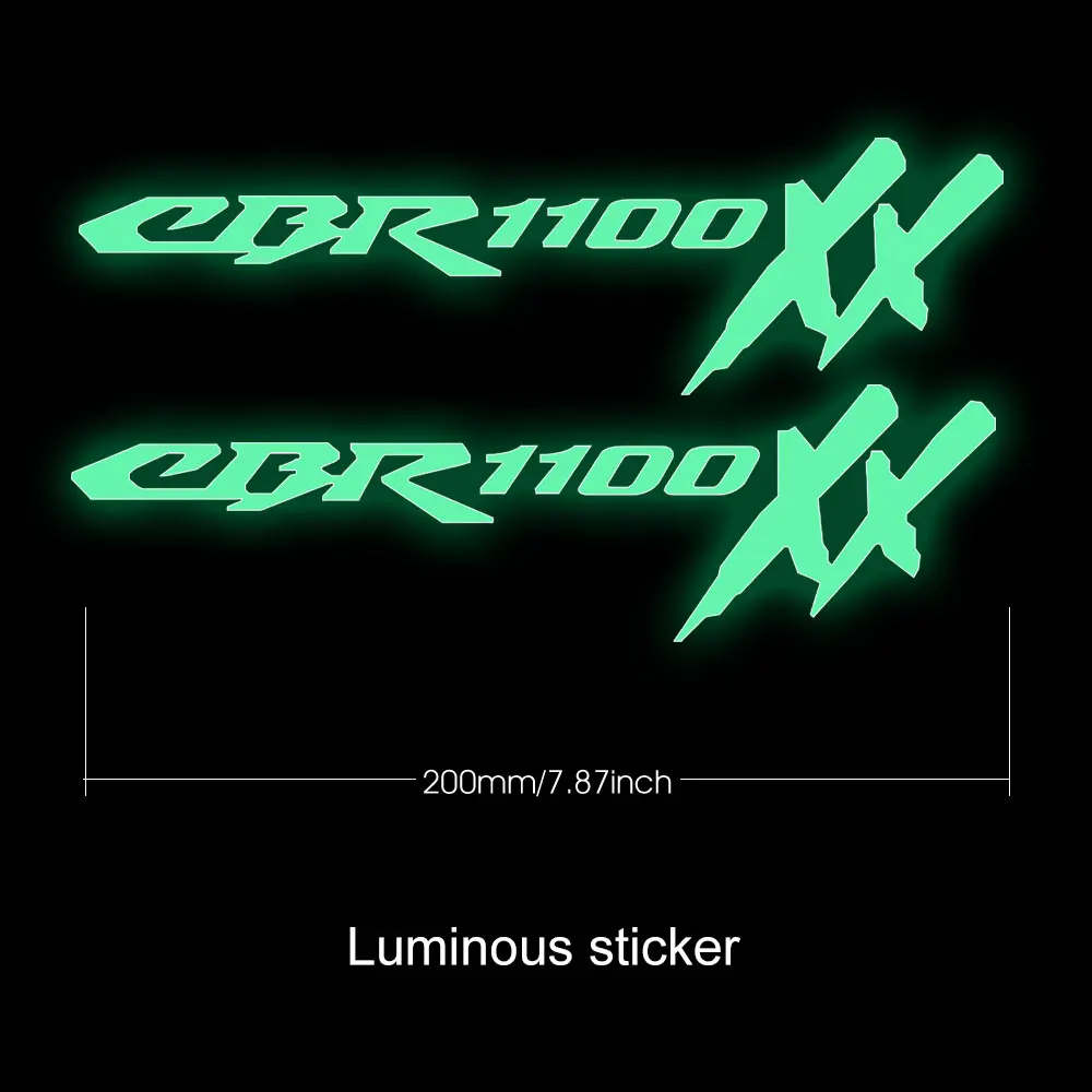 Motorcycle Glow Stickers Reflective Decal Waterproof CBR1100XX Super Blackbird for Honda CBR 1100XX 1100 XX Accessories