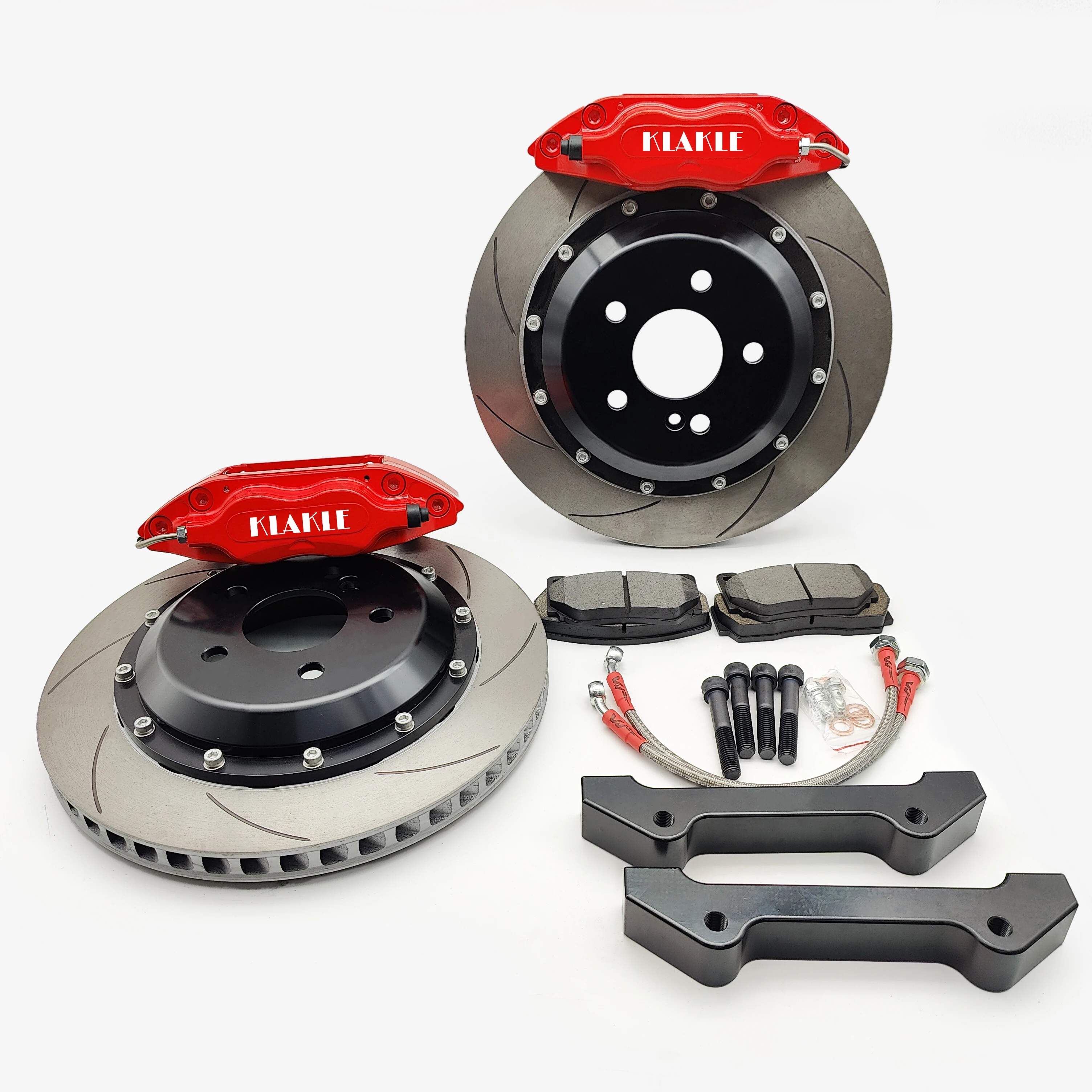 

KLAKLE auto Performance Parts 4 Piston Brake Caliper for Bmw E92 M3 E46 Brake Kit