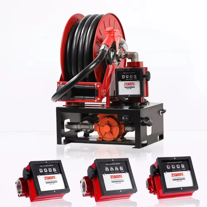 

Construction Site Pump 1-inch Hose 15 Meter Reel Belt Automatic Nozzle Instrument Filter Petrol Service Equipment