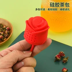 Rose Silicone Detachable Tea Bag, Creative Tea Maker, New