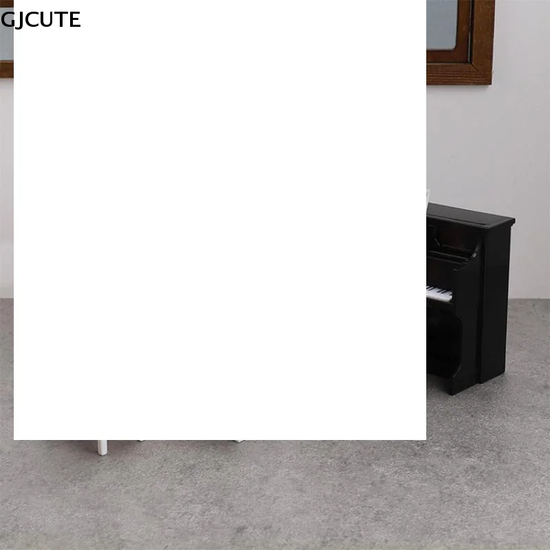 

1 комплект, кукольный домик, милая имитация фортепиано, модель мебели, игрушка, миниатюрные музыкальные инструменты, кукольный домик, игровой домик, аксессуары для сцены