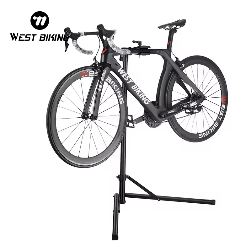

Portable Mountain Bike Repair Rack Bicycle Folding Rack Bicycle Convenient Aluminum Alloy Durable Bike Parking Rack