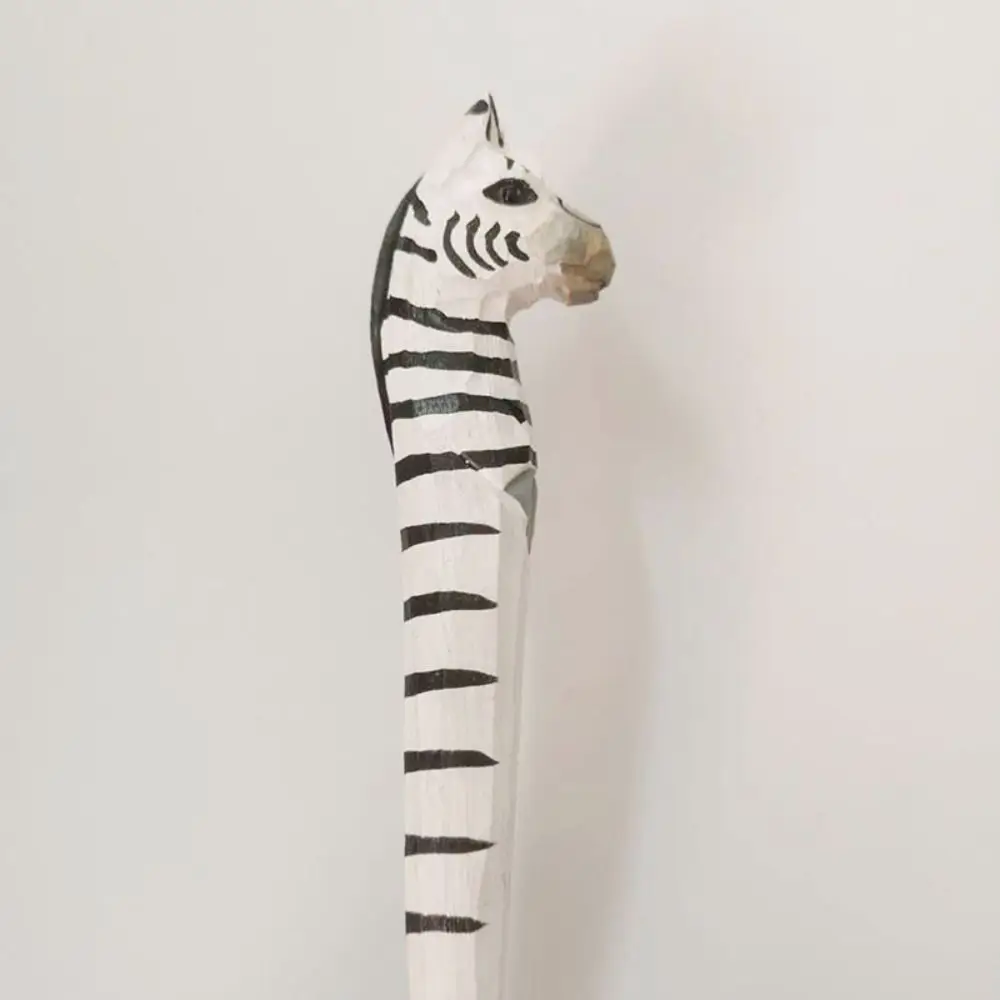 

Writing Smoothly Wood Carving Animal Pen Handcrafts Pen Quick-Drying Animal Shape Gel Pen Signing Black Ink Creative Neutral Pen