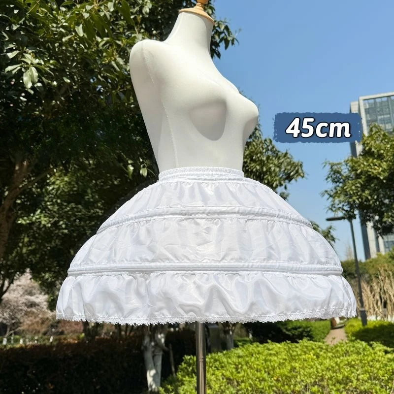 Fashion Short Skirt White Underskirt Cosplay Fashion Lolita Ball Clothing view 2