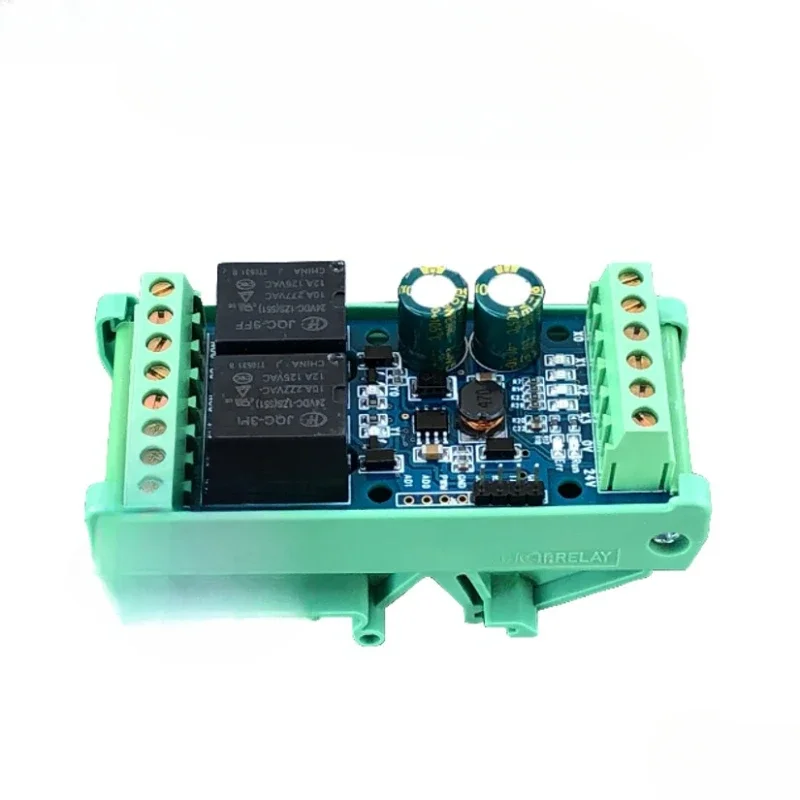 

PLC industrial control board domestic PLC module controller with guide rail simple delay module