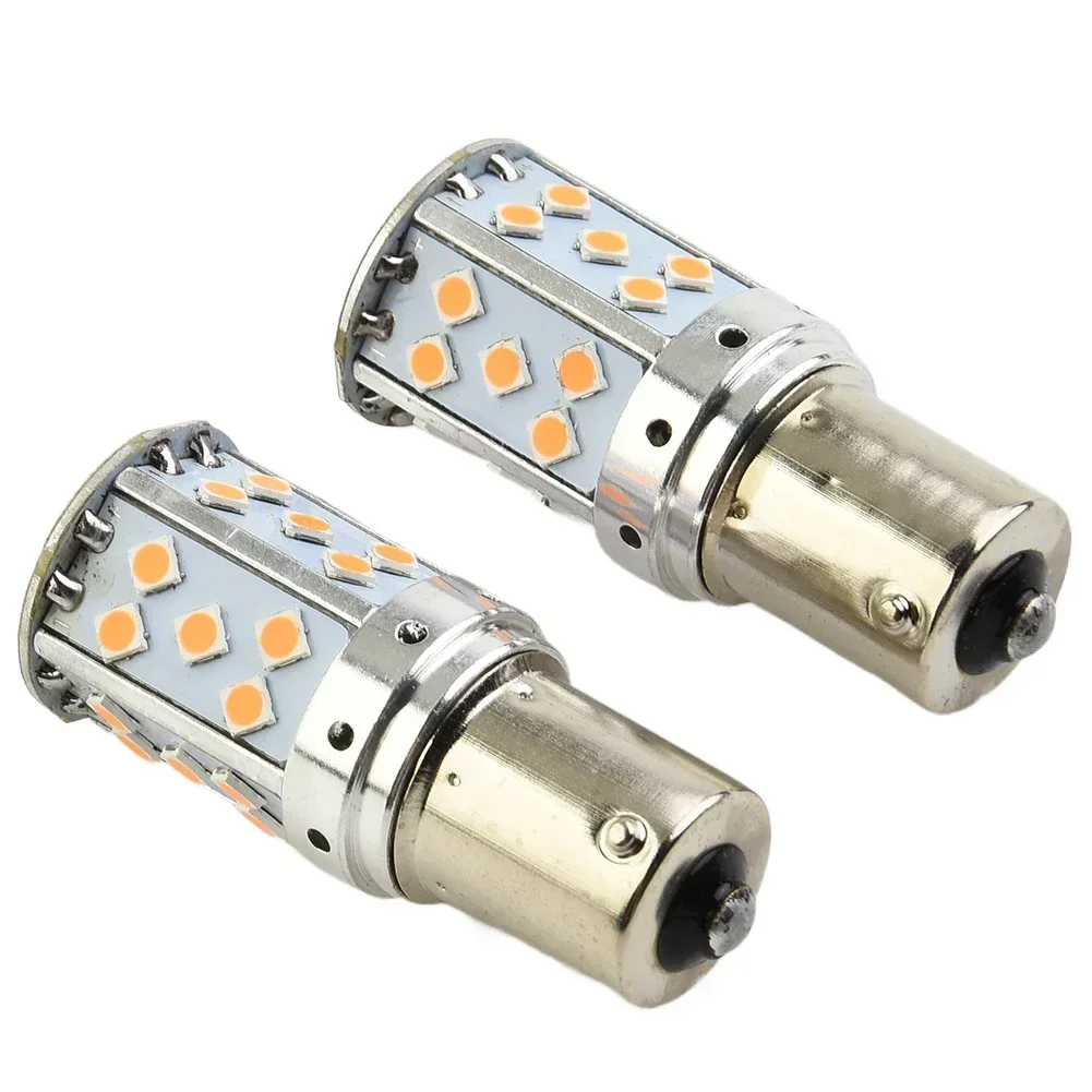 

BAU15s LED Bulbs Light Bulb No Hyper Flash Turn Signal Error Free 2pcs/Set 7507 PY21W 9-30V Daytime Running Lights