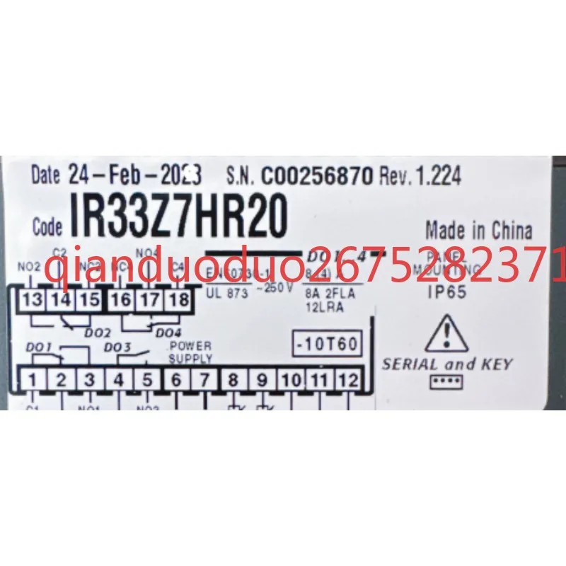 Suitable for CAREL IR33/IR33Z7HR20 220V four relays