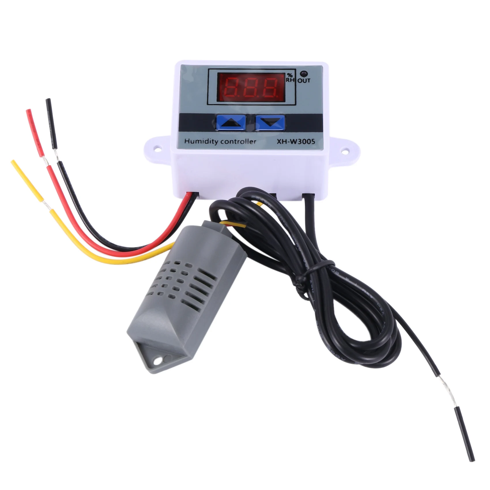 Digital Humidity Controller Hygrometer Humidity Control Switch 0~99%Rh Hygrostat With Humidity Sensor AC220V