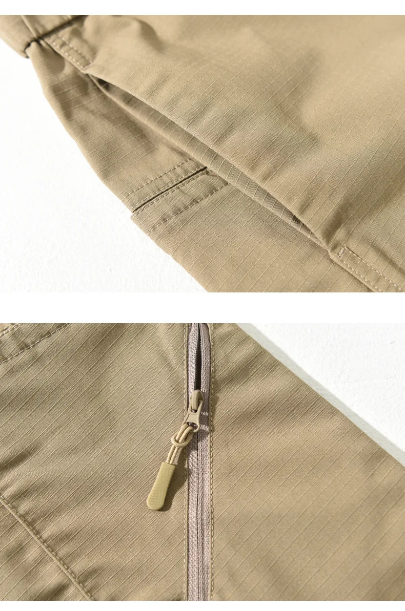 Spring Autumn Fashion Men's Cargo Pants Japan Style Solid Color Simple Basic Cotton Blended Casual Trouser Outdoor Outfit view 6