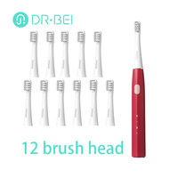 Sonic Electric ToothBrush Original DR.Bei Y1 Rechargeable 3 Models Waterproof Automatic Oral Cleaning Teeth with Brush Heads