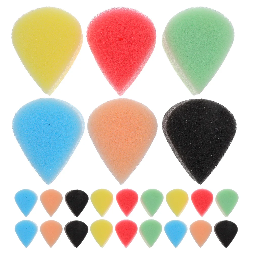 30Pcs Teardrop Face Painting Sponges for Children High-Density Soft Skin-Friendly Reusable Craft Sponges for Facial Body Art At