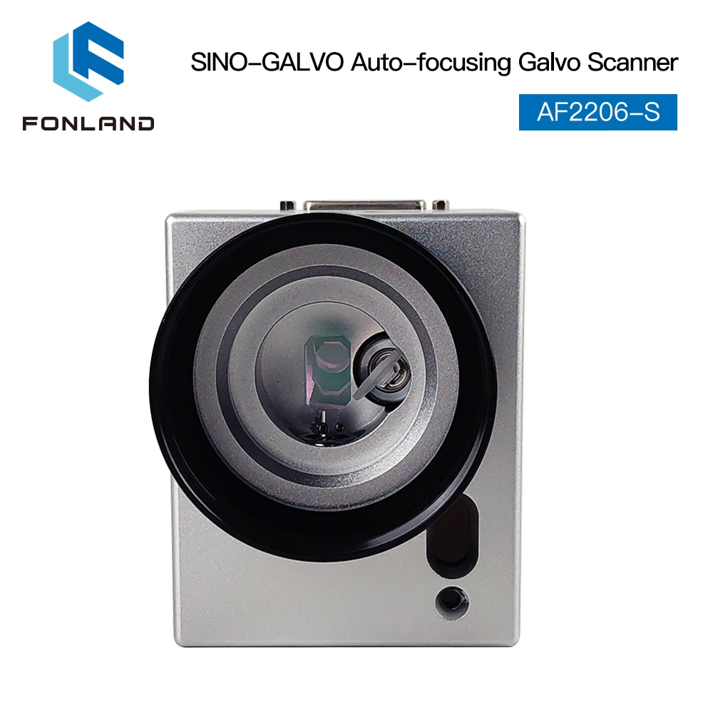 SINO-GALVO AF2206-S Fiber Laser Galvo Head Set Auto-Focusing 10mm Aperture M85 Thread 6000mm/s 10.6um &1064nm & 355nm
