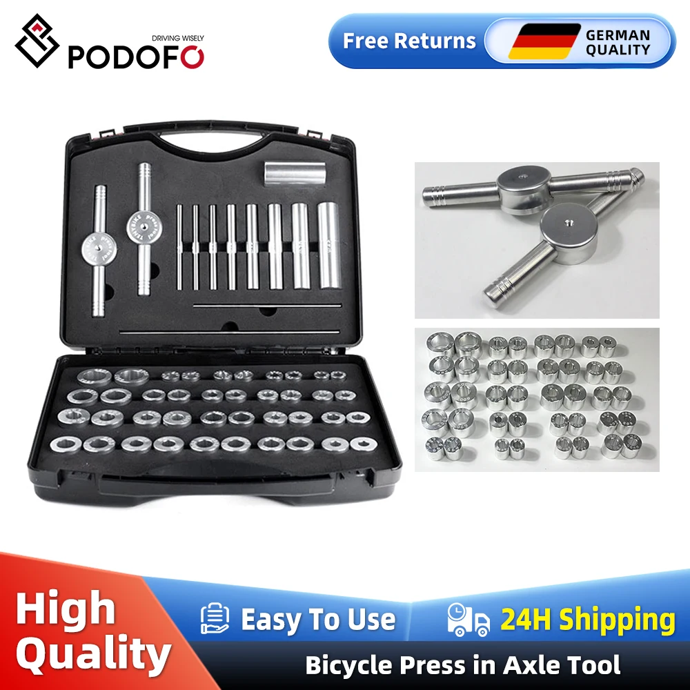 Podofo Fiets Lagerpers Set Voor Wiel/Naaflager Installatie Fiets Zachte Staart Frame Draaipunt Lager Hub Montage Tool