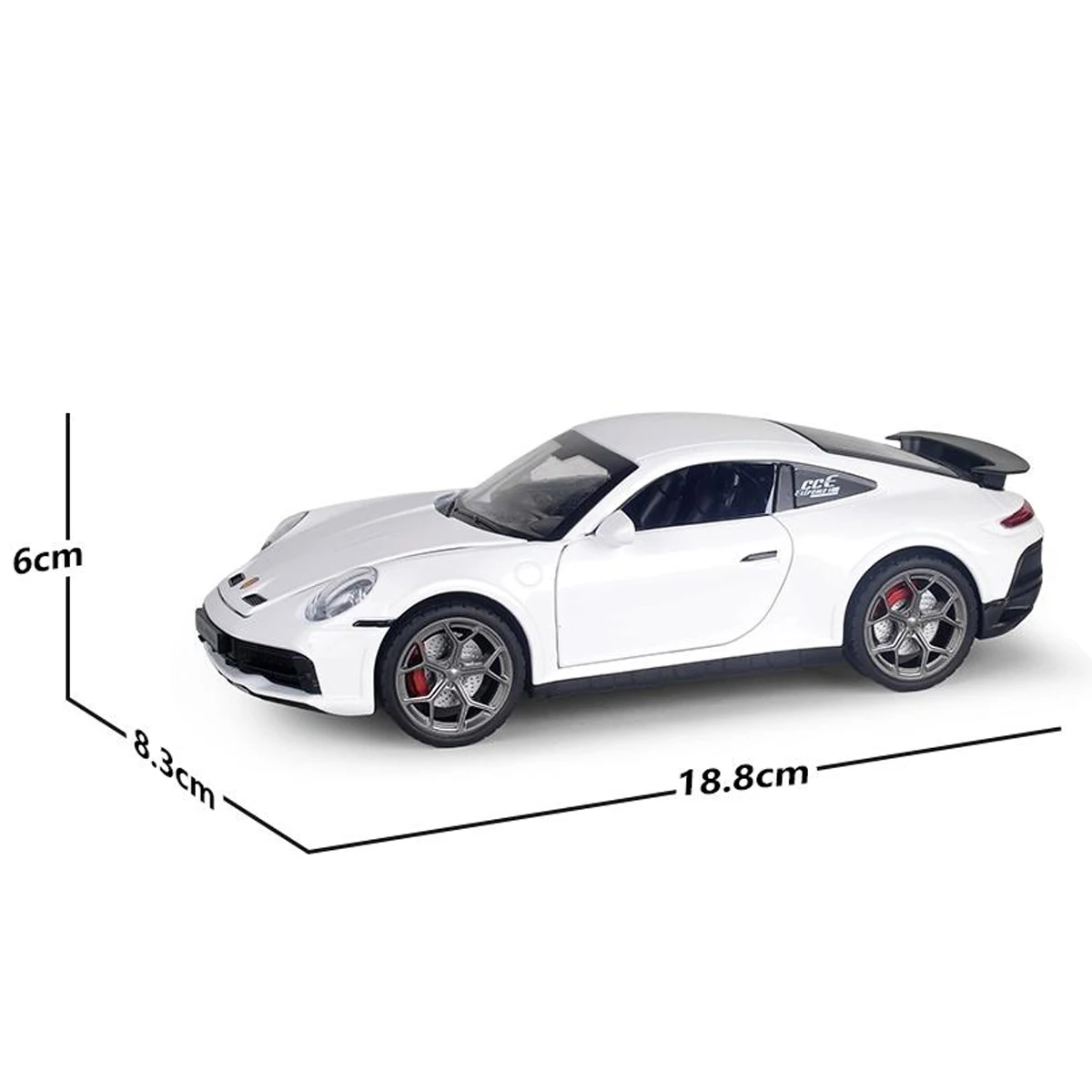 1: 22 911 Race Car Alloy Model High Simulation Toy Car Collectible ornaments Set Kid's Birthday Gift with Light&Sound Pull Back