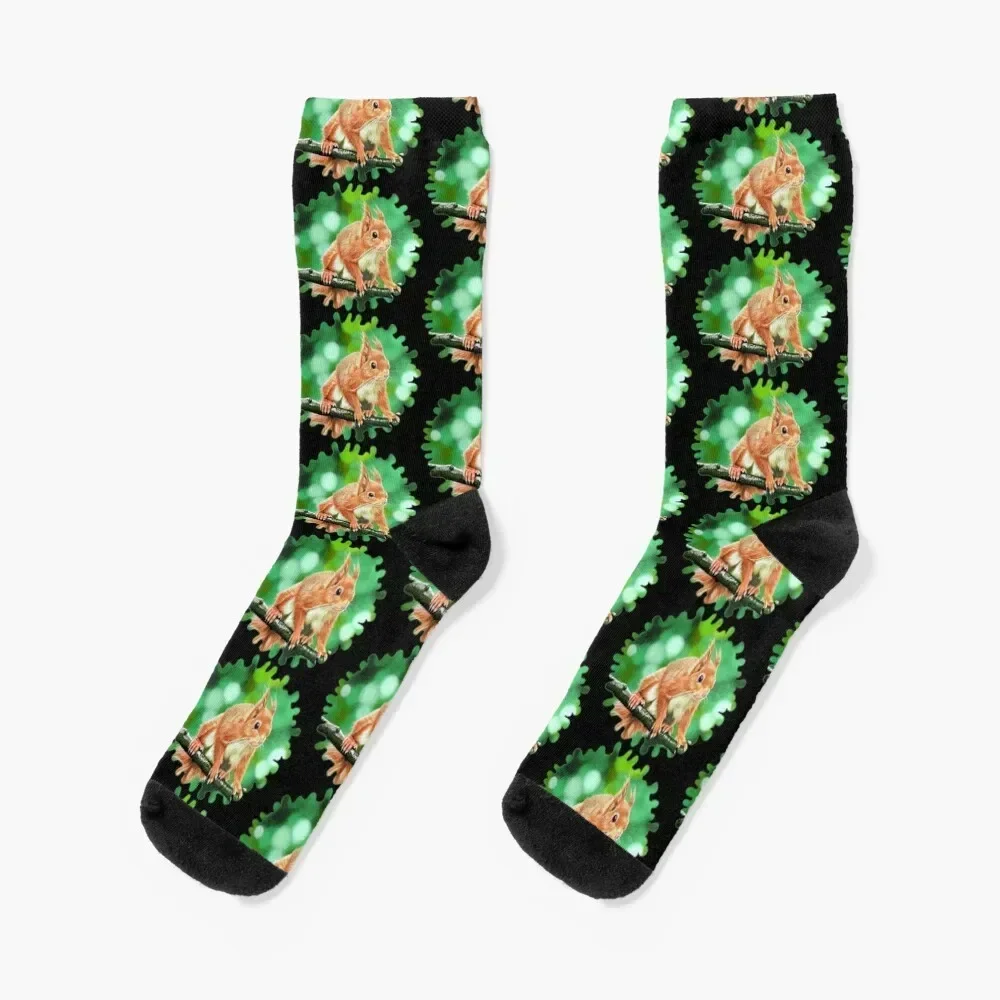 red squirrel Socks kids anti-slip Socks Men's Women's