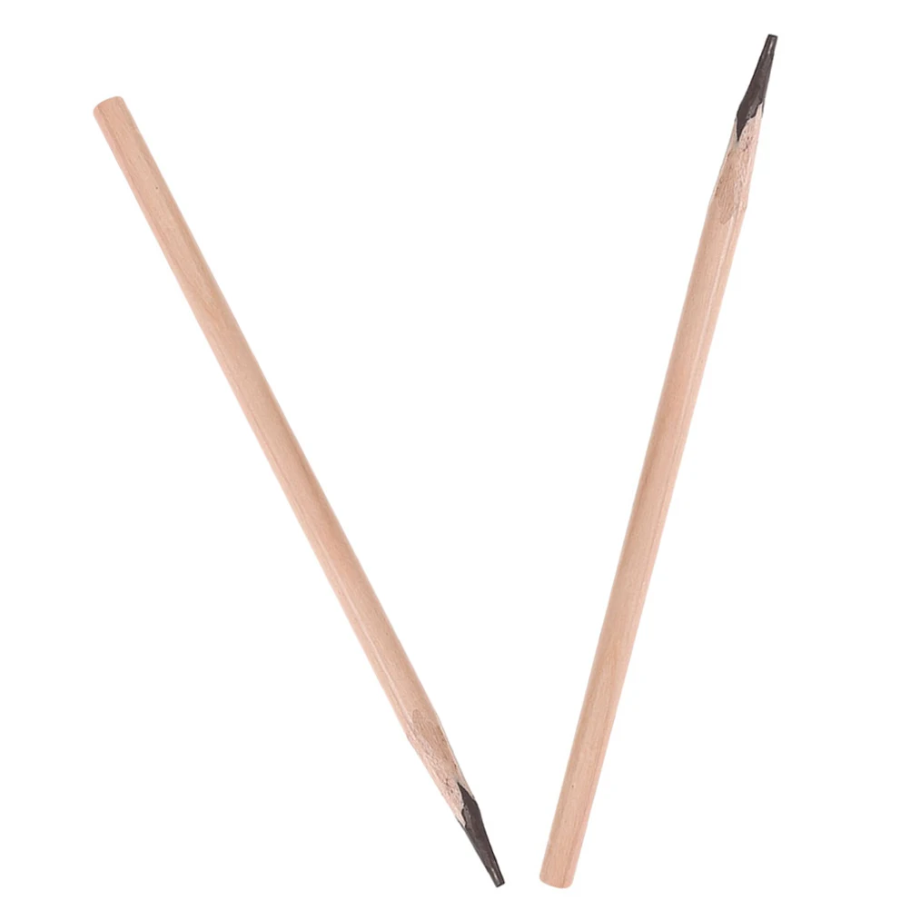 

2pcs Eyebrow Pencil Longlasting Waterproof Smudgeproof Sturdy Wood Blade Tip Brow Shaper Marker Does Not Fade