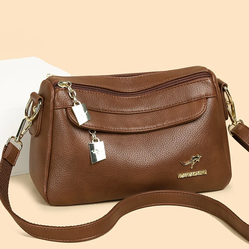 2025年新作 本革ショルダーバッグ レディース、非常に汎用性の高いクロスボディバッグ、カジュアルミニハンドバッグ、シックで実用的 ​