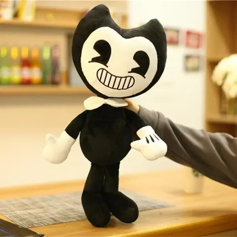 

50cm Bendy Doll & Plush Ink Machine Toy Plush Halloween Thriller Plush Doll Kids Birthday Gift Toys