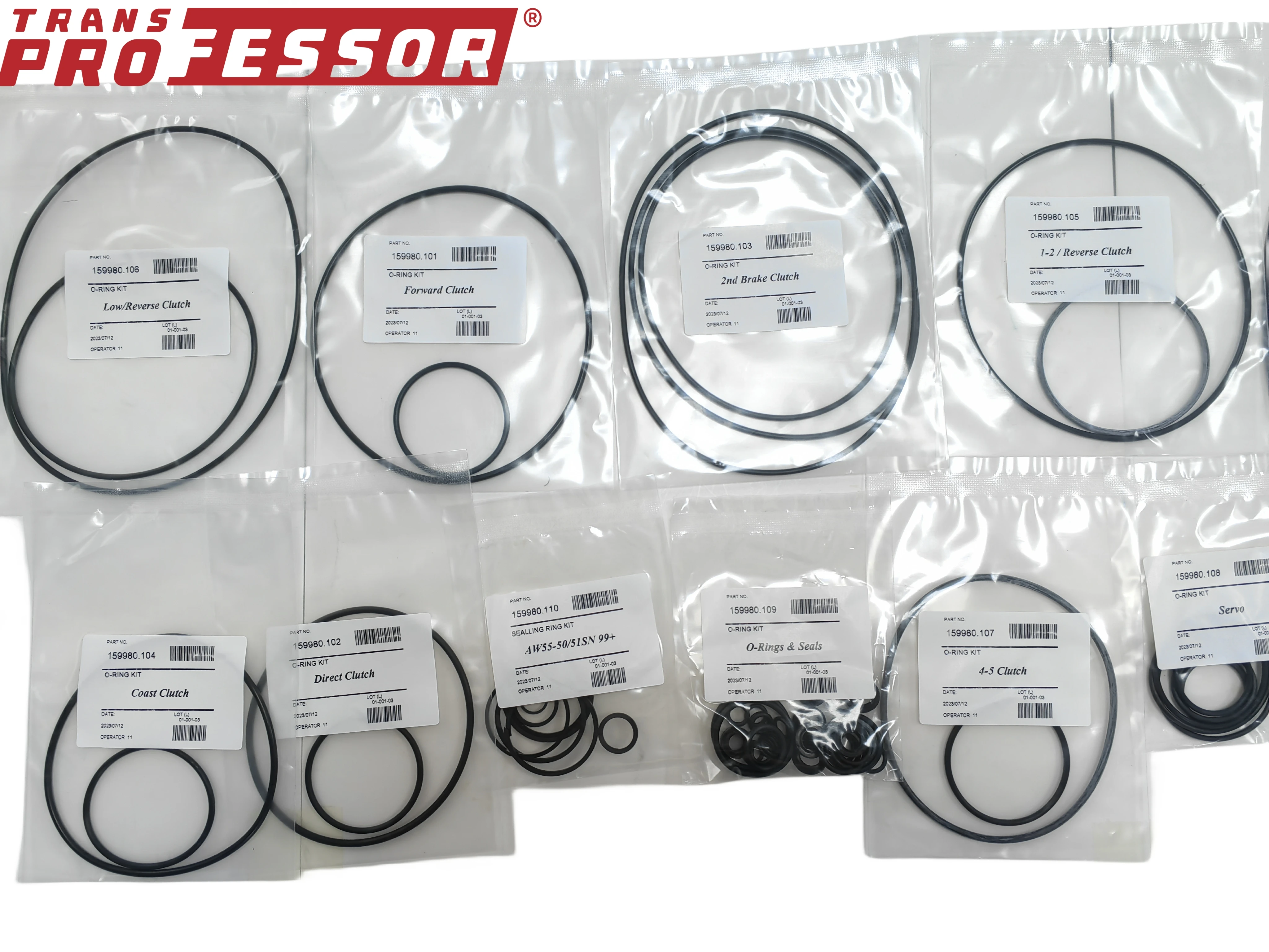 AW55 50SN AW55-50/51SN Transmission Repair Overhaul Kit for Volvo Opel,TransProfessor Gearbox Seals Gaskets Car Accessories