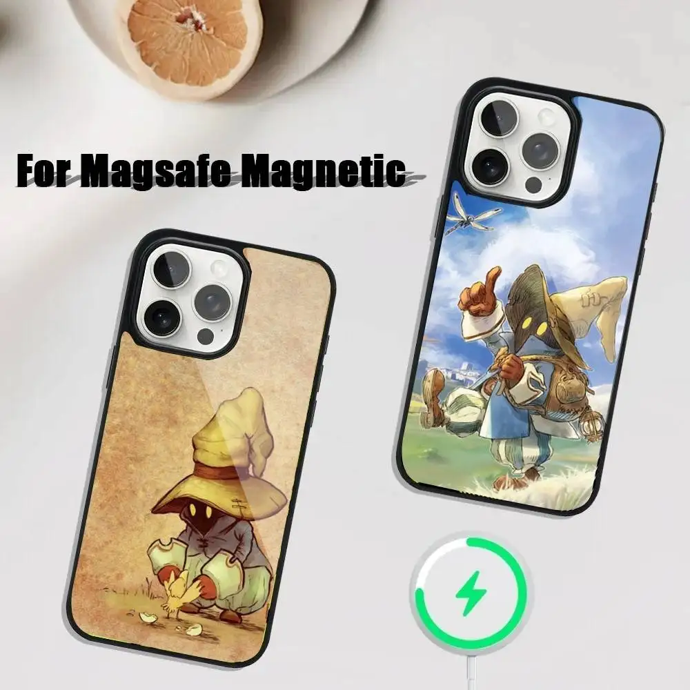 

M-Moogle Final Fantasy V-Vivi Phone Case iPhone 17,16,15,14,13,12,11,Pro,Max,Plus,Mini,SE4,E Magnetic Magsafe Wireless Charging