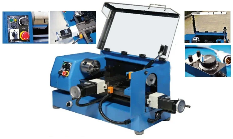 Hot sells !!! SP2138/PC1 Desktop CNC Lathe Machine Price For Teaching/Training MACH Small Bench Cnc Lathe Price