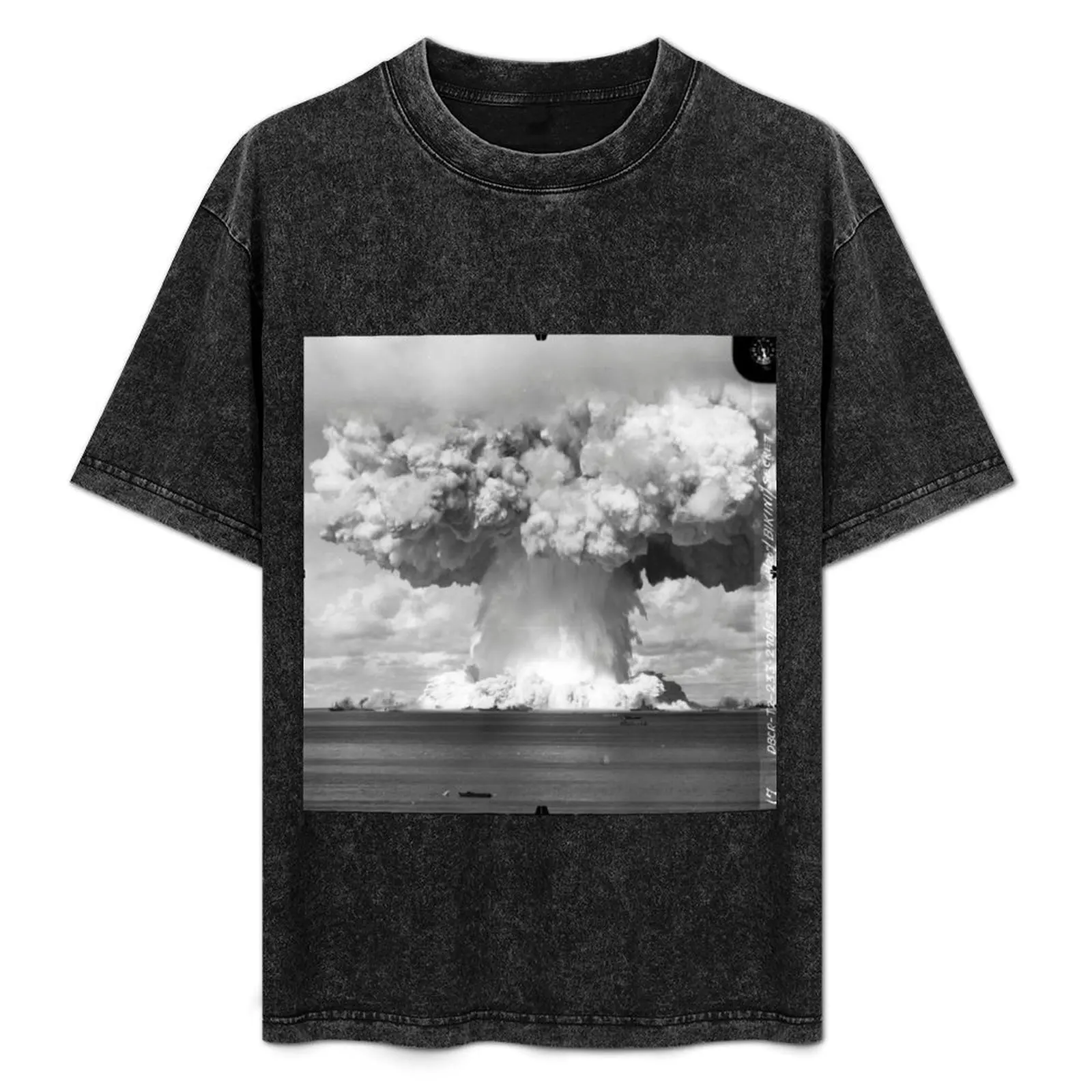 Baker Test atomic explosion Operation Crossroads (July 25 1946) T-Shirt graphic tee shirt aesthetic clothes Men's cotton t-shirt