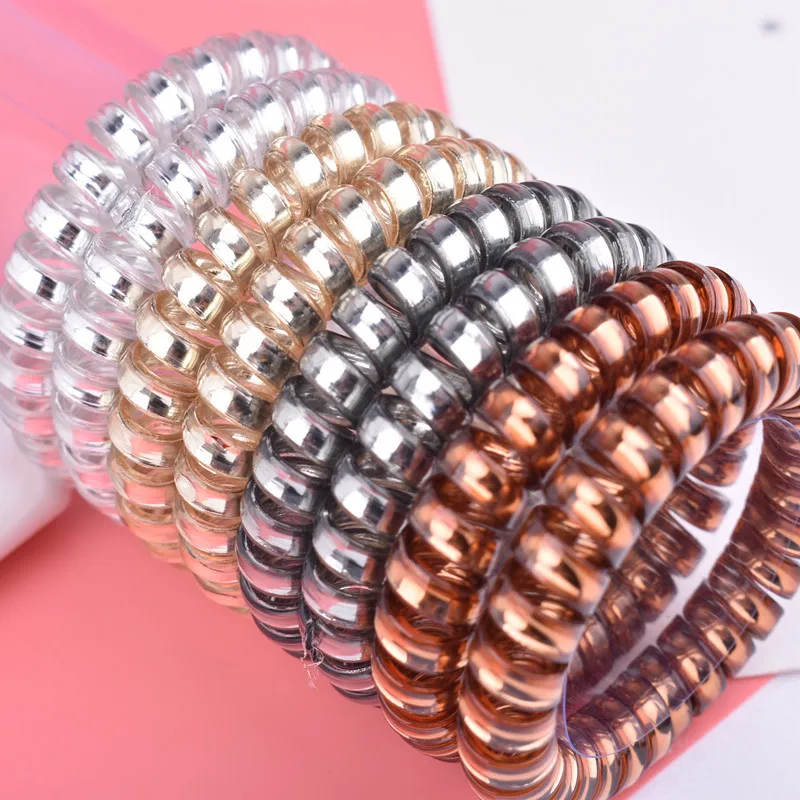 10pcs Hair Accessories for Women Hair Ring Rope Traceless Girls Gum Springs Elastic Hairbands Headdress Hair Ties Rubber Bands