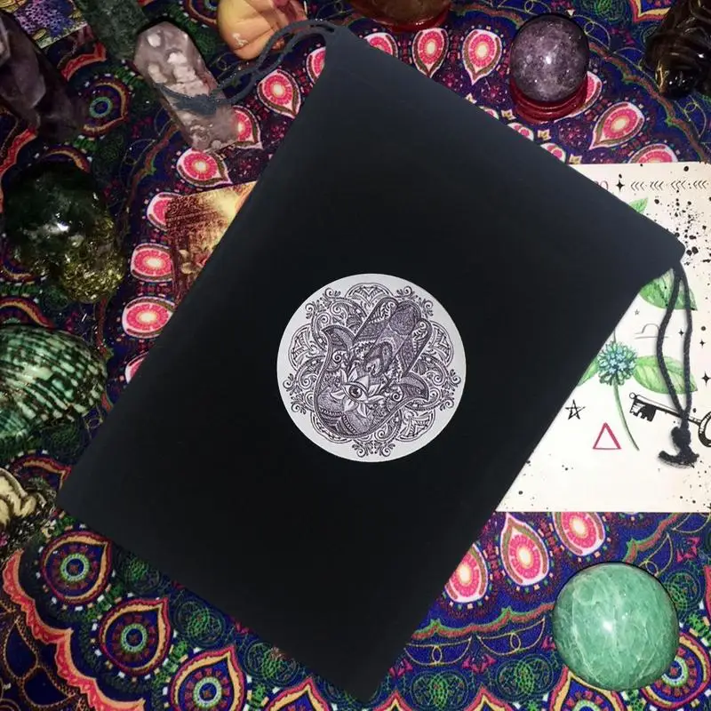 Drawstring Velvet Tarot Card Bag Oracle Cards Storage Pouch Witch Divination Accessories Jewelry Pouch Dice Bag