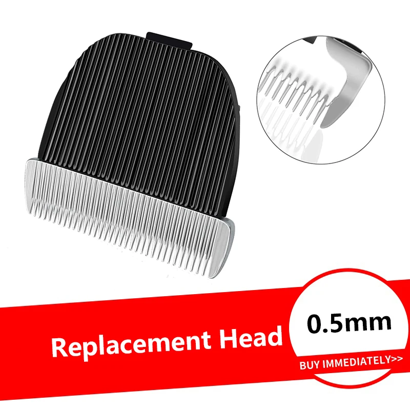 

Сменное лезвие для ухода за собаками, совместимое с машинками для стрижки собак Oneisall с низким уровнем шума, вакуумная машинка для стрижки волос собаки, размер 0,5 мм