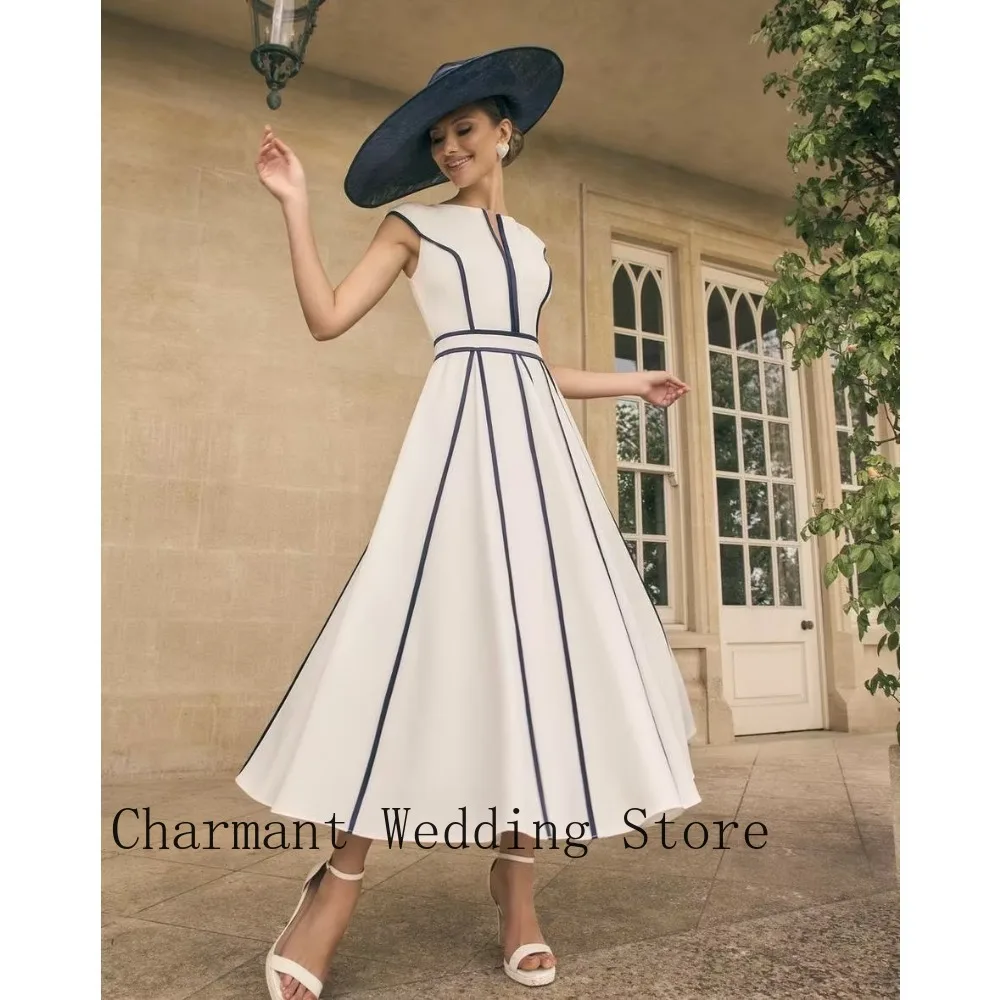 Customized Elegant Mother Gowns O-Neck A--line Mother of the Bride Dresses 2026 Floor- Length Mother Suit for Party Dress image 2