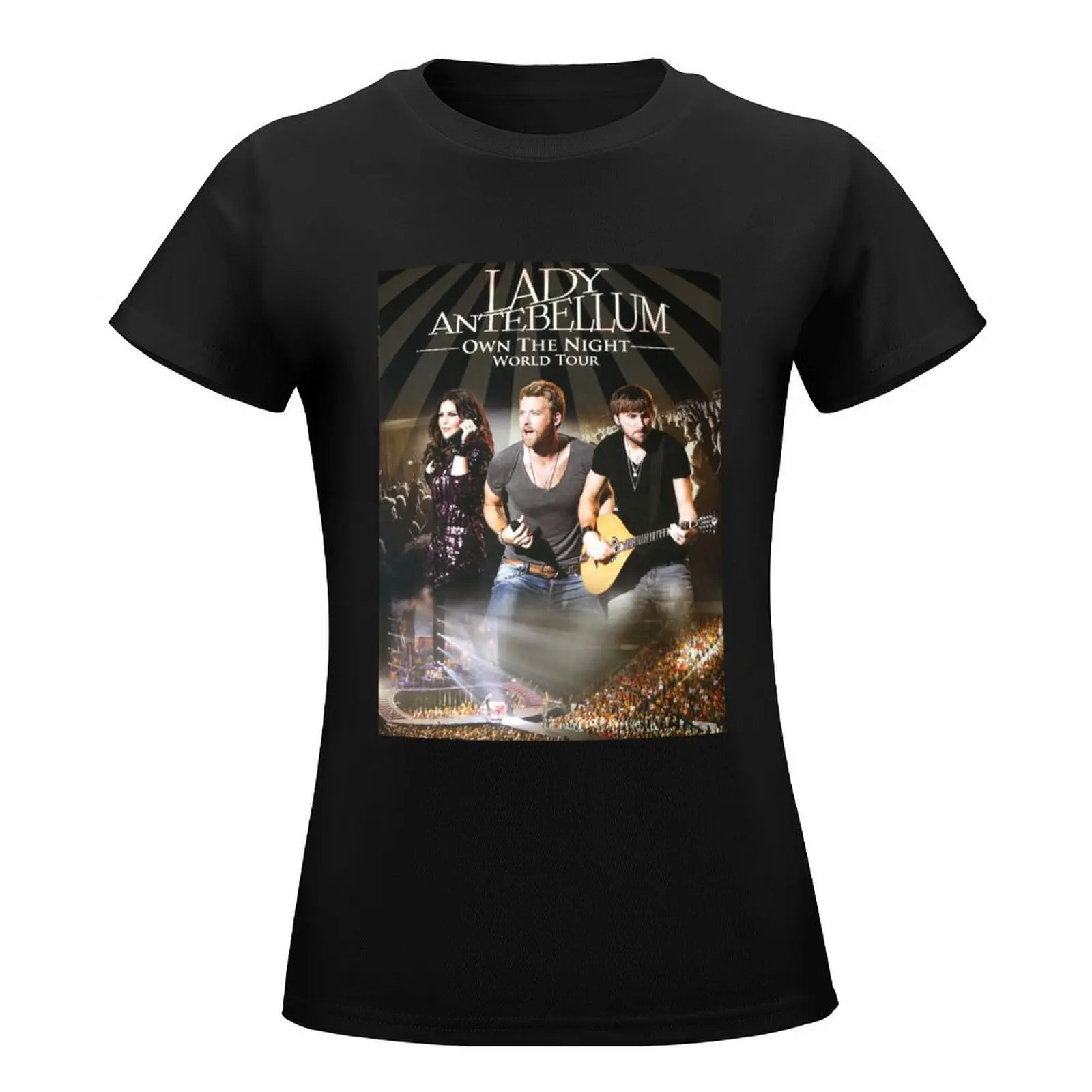 lady antebellum world tour T-Shirt korean fashion Short sleeve tee anime clothes graphics t shirts for Women graphic